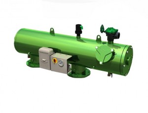 Filter automatisk för hydraulisk drift i parallell typ F3200 serie Ø350mm, 130mikron, BSTD anslutning, AC/DC kontroller