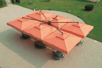 Solskydd parasol av akryl 600x900