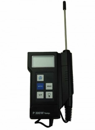 Digital termometer för mätning i vatten och jord med 12cm sensor