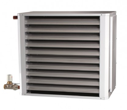 Värmefläkt för värmevatten TRGVS 13 kW, exkl. ställdon och ventil