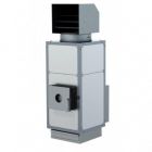 Varmluftspanna för vedeldning 35kW till 70kW med centrifugalfläkt eller direktverkandefläkt