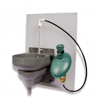 Gravity foder en produkt fast upplösare med timer