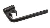 R&ouml;rh&aring;llare med arm &Oslash;19 mm. l&aring;g pvc
