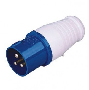Plug uttag vattentät IP44 16A 220-250V 