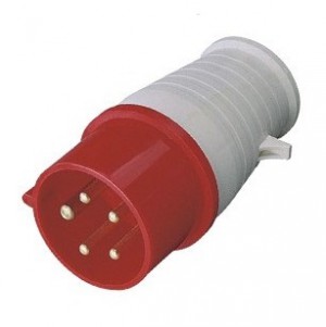 Plug uttag vattentät IP44 32A 240-415V 