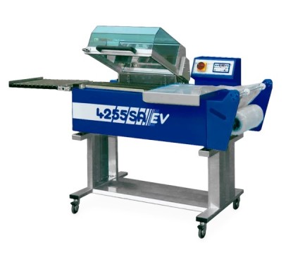 Krympfilmsmaskin manuell förpacknings 5,5 kW 4-8 st/min, vikt  120kg
