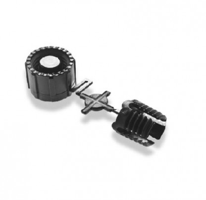 Tv&auml;r stopp f&ouml;r tr&aring;d &Oslash;1,5mm till &Oslash;2,5mm, 30x35mm pris/100st