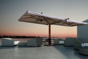 Solskydd parasol av PVC AL38P 300x800