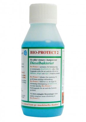 Bio- Protect 2 specialmedel som motverkar och tar bort dieselbakterier 