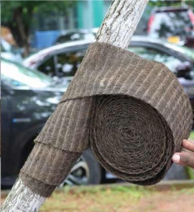 Kokosfiber matta trädskydd barkskydd 700gr/m² 10cm x 9m pris/rulle