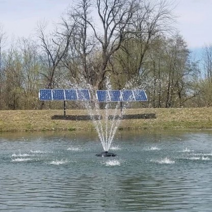 Solpanel solenergi-drivna fontäner J-serien, 1hp 0,75kW 120V PV paneler 7, sladdlängd 46m