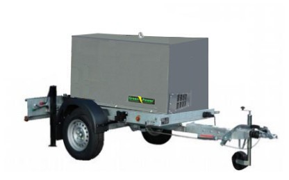 Mobil trailer SC100 med bränsletank 900liter