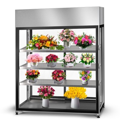 Blomsterkyl helglasad Elceta 1405x745x1995mm