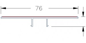 Täcklock för spröjs HCP 16mm 6meters