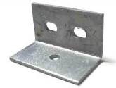 Pinning vinkel galvaniserad 40x40x3 mm h&aring;l &Oslash;9mm