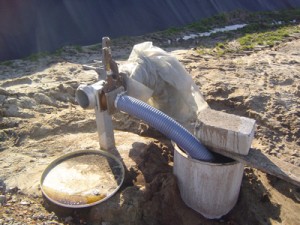 Anslutning för gödseltank alt vattentank 6" med ventil
