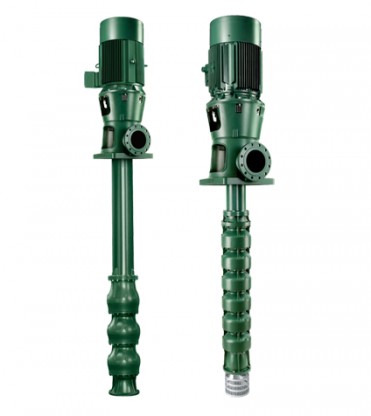 Pump vertikal linje axelpump för P6G serie 152mm, flöde 15 m3/h till 43,2 m3/h